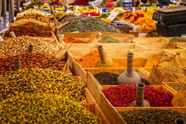 Colorful spice market stalls illustrating how to become an affiliate marketer in 2026