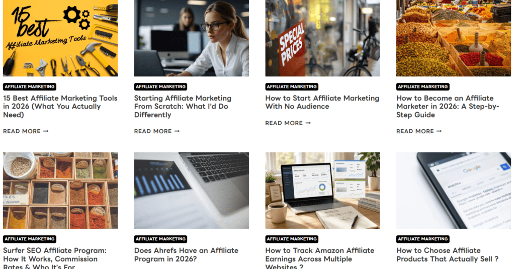 Affiliate Marketing Content Cluster